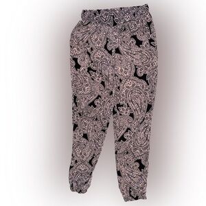 Charlotte Russe Paisley Joggers